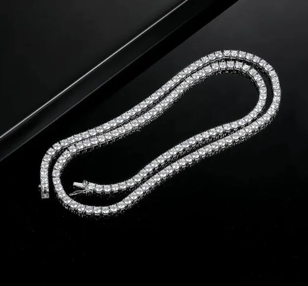 Collar de tipo tenis en Plata 925