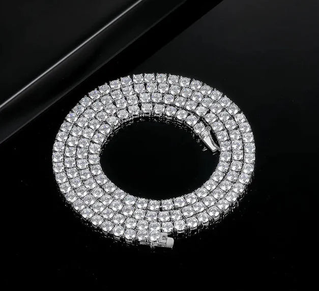 Collar de tipo tenis en Plata 925