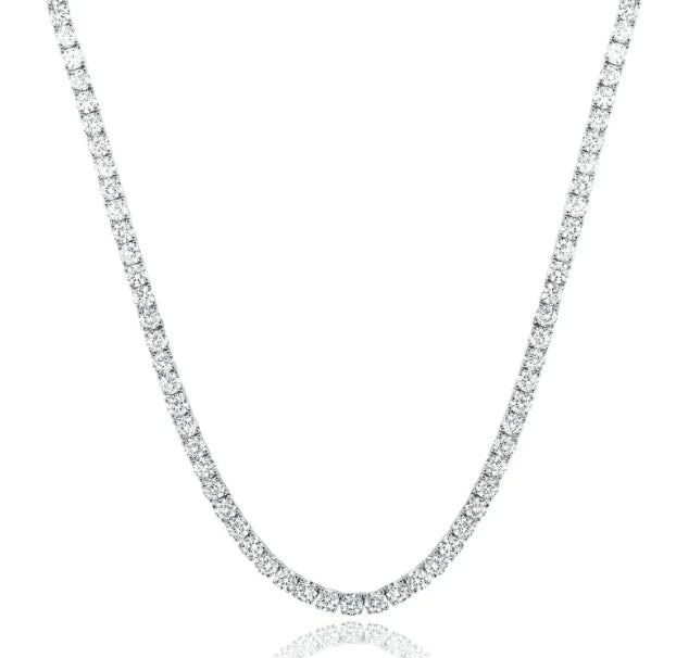 Collar de tipo tenis en Plata 925