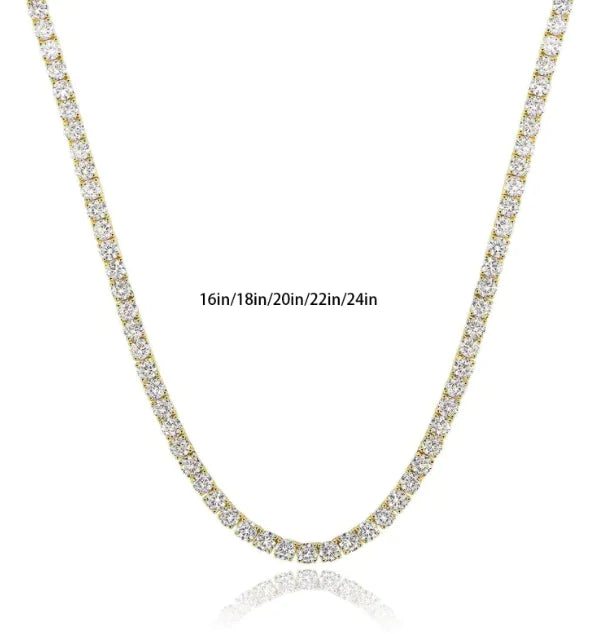 Collar de tipo tenis en Plata 925