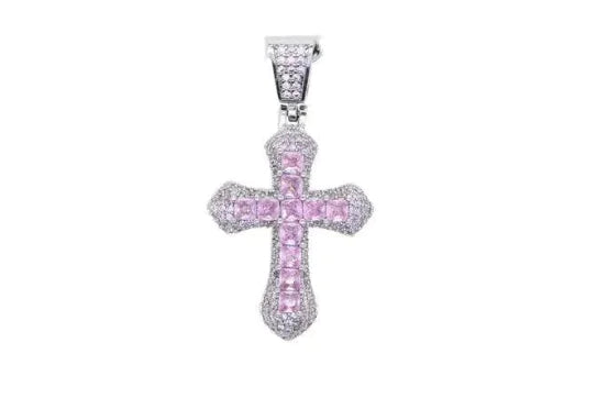 Collar de Cruz de Diamantes